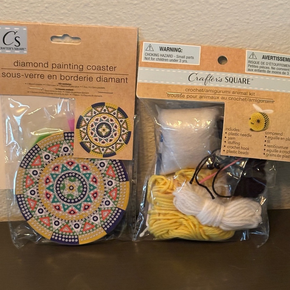 Craft Set Diamond Dot & Crochet Bee Kit